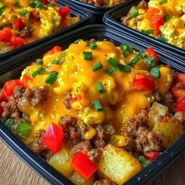 High protein breakfast bowls ready for the freezer, ideal for quick breakfast options.