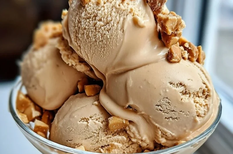Delicious Peanut Butter Greek Yogurt served in a bowl with toppings