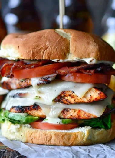 Delicious Tequila Lime Chicken Sandwich with fresh toppings and zesty flavors.