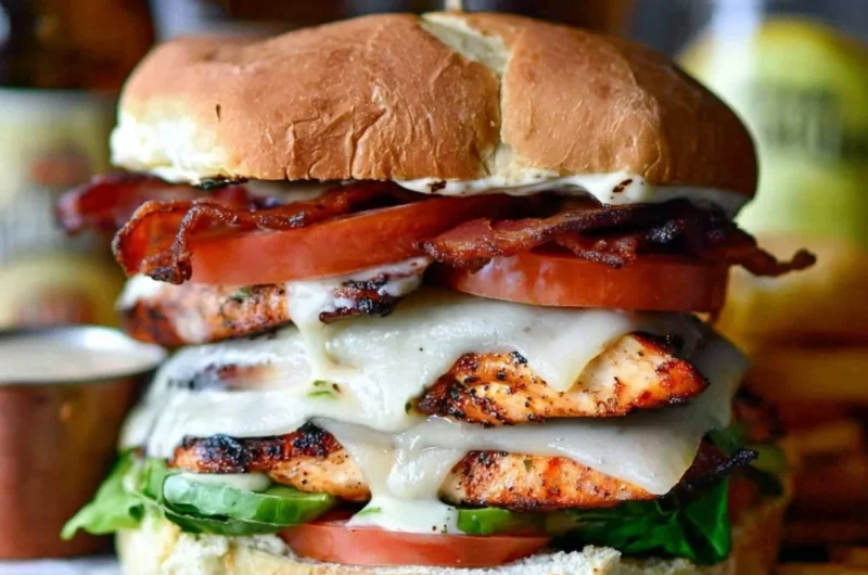 Delicious Tequila Lime Chicken Sandwich with fresh toppings and zesty flavors.