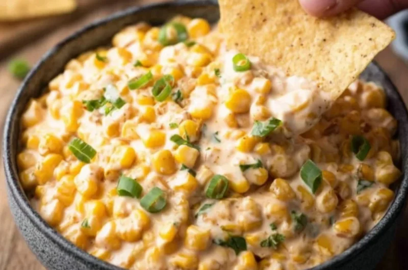 Delicious Southwest Corn Dip served in a bowl, perfect for gatherings.
