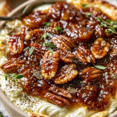Delicious Baked Feta Dip served with fresh vegetables and pita bread