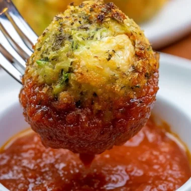 Zucchini garlic bites served as a healthy appetizer